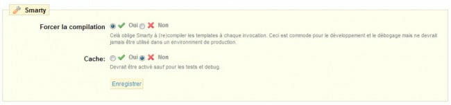 PrestaShop, comment désactiver le cache ?