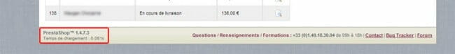 Comment connaitre la version Prestashop de son site ?