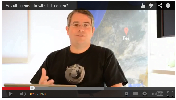 Matt Cutts et le spam de commentaires