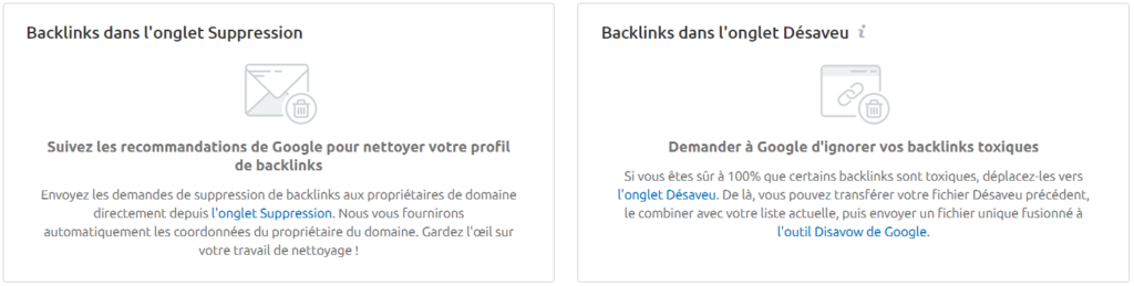 vue ensemble backlink audit semrush