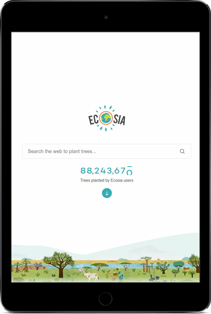 Résultats payants Ecosia