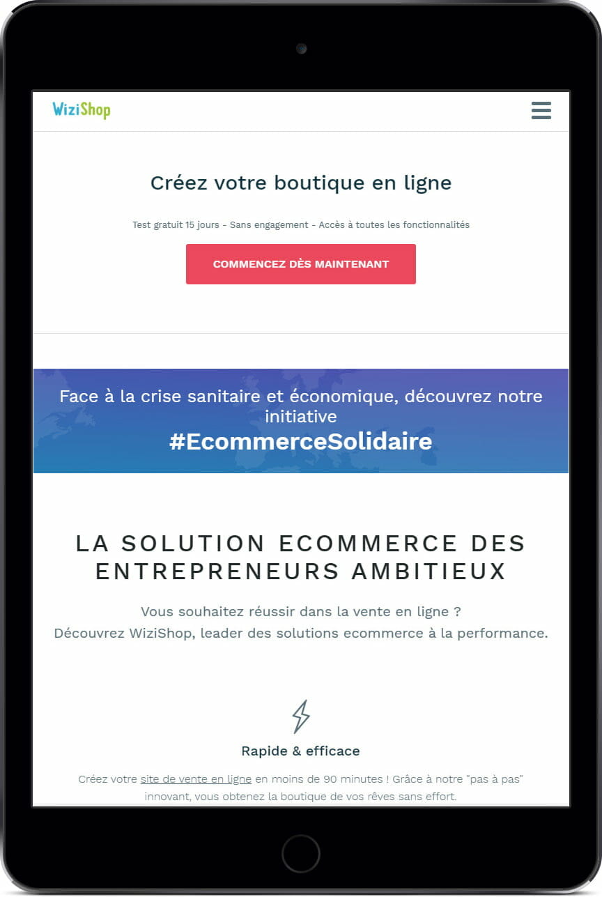 E-commerce Wizishop